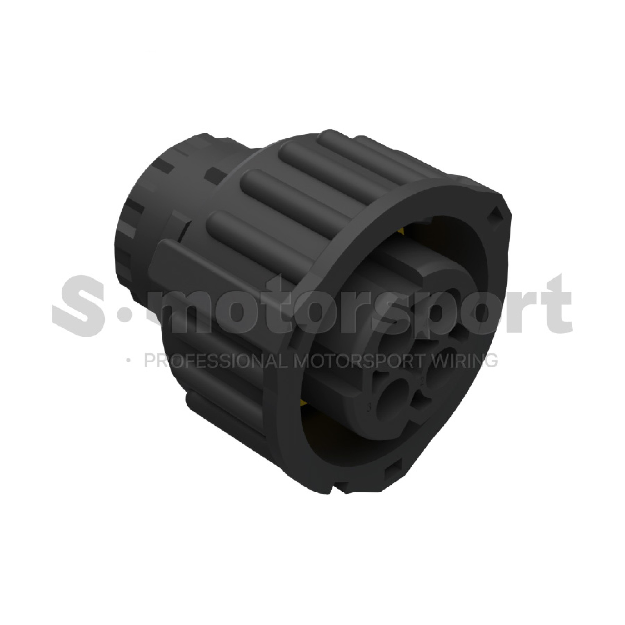 4-х контактный разъем TE AMP | Circular DIN Series | 1-1719434-1 | Socket